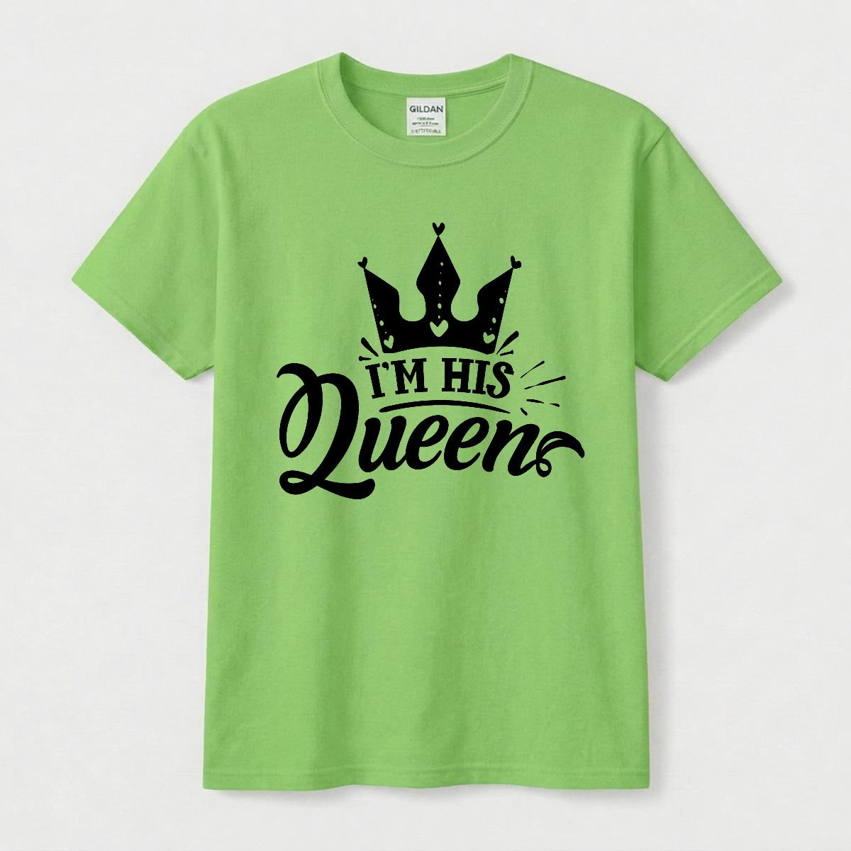 Camiseta para Parejas 'I'm His Queen' con Corona