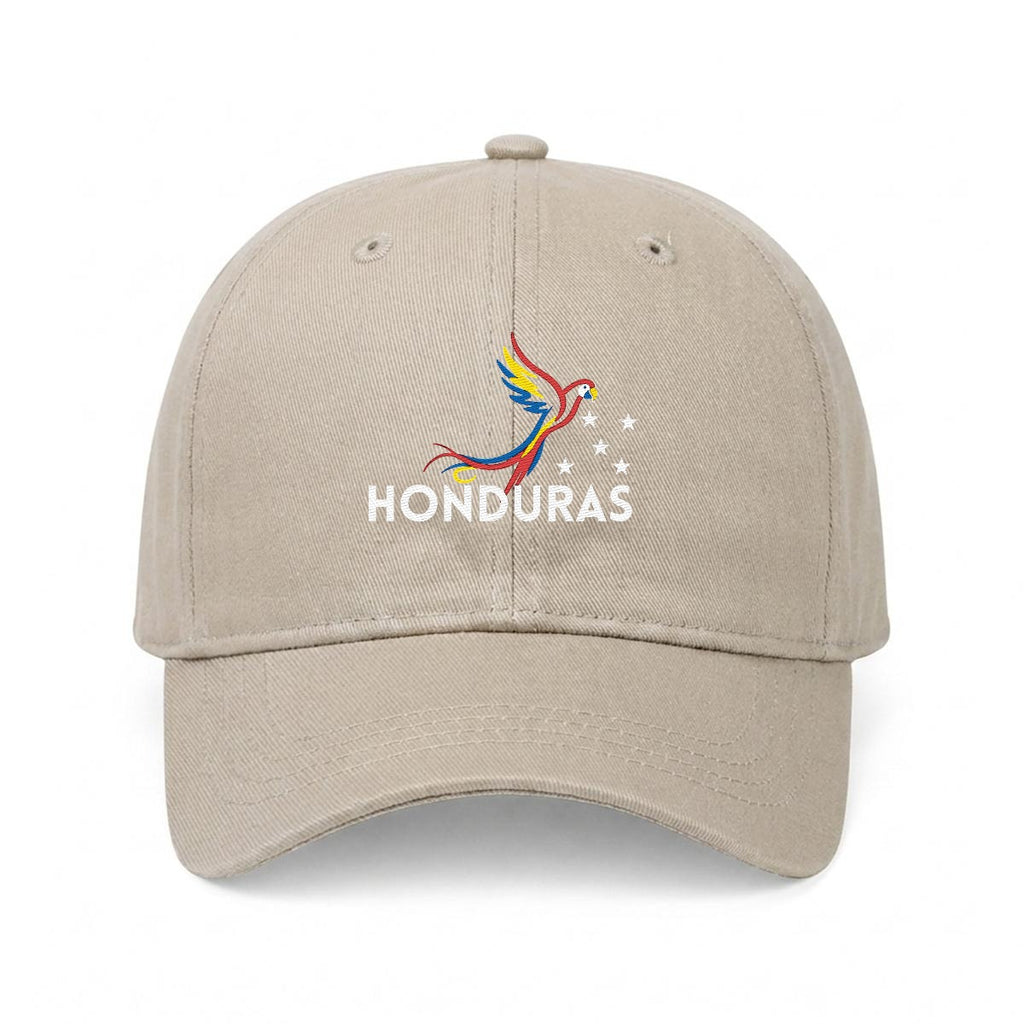 Gorra de Honduras Bordada Premium Guacamaya de Algodón Estilo Casual