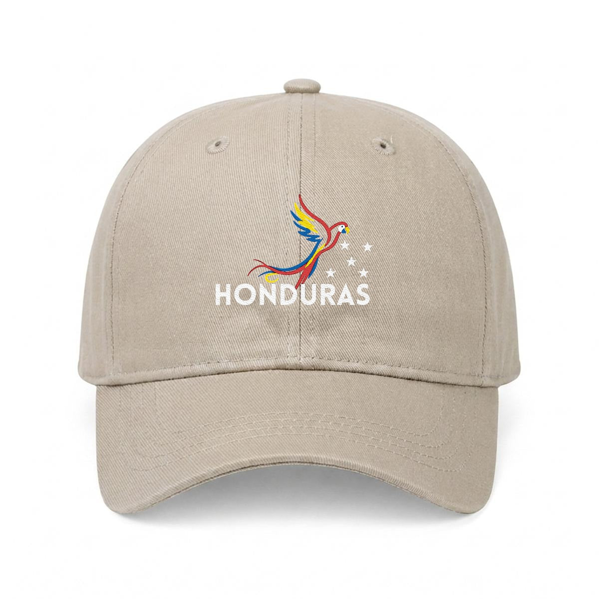 Gorra de Honduras Bordada Premium Guacamaya de Algodón Estilo Casual