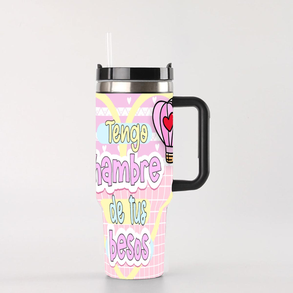 Tumbler - Taza Tengo Hambre de Tus Besos – Colección San Valentín