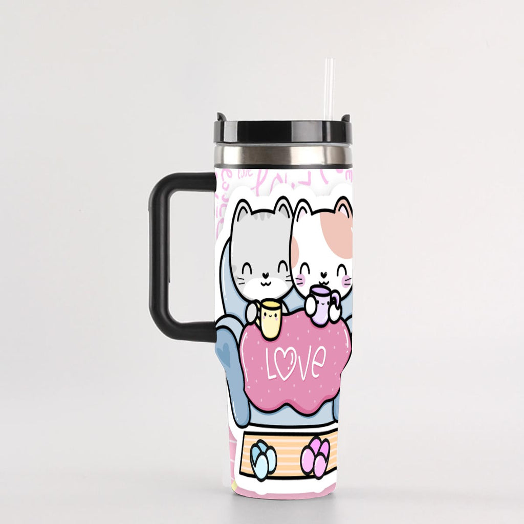 Tumbler - Taza Mi Té Favorito es Tenerte a Mi Lado – Colección San Valentin