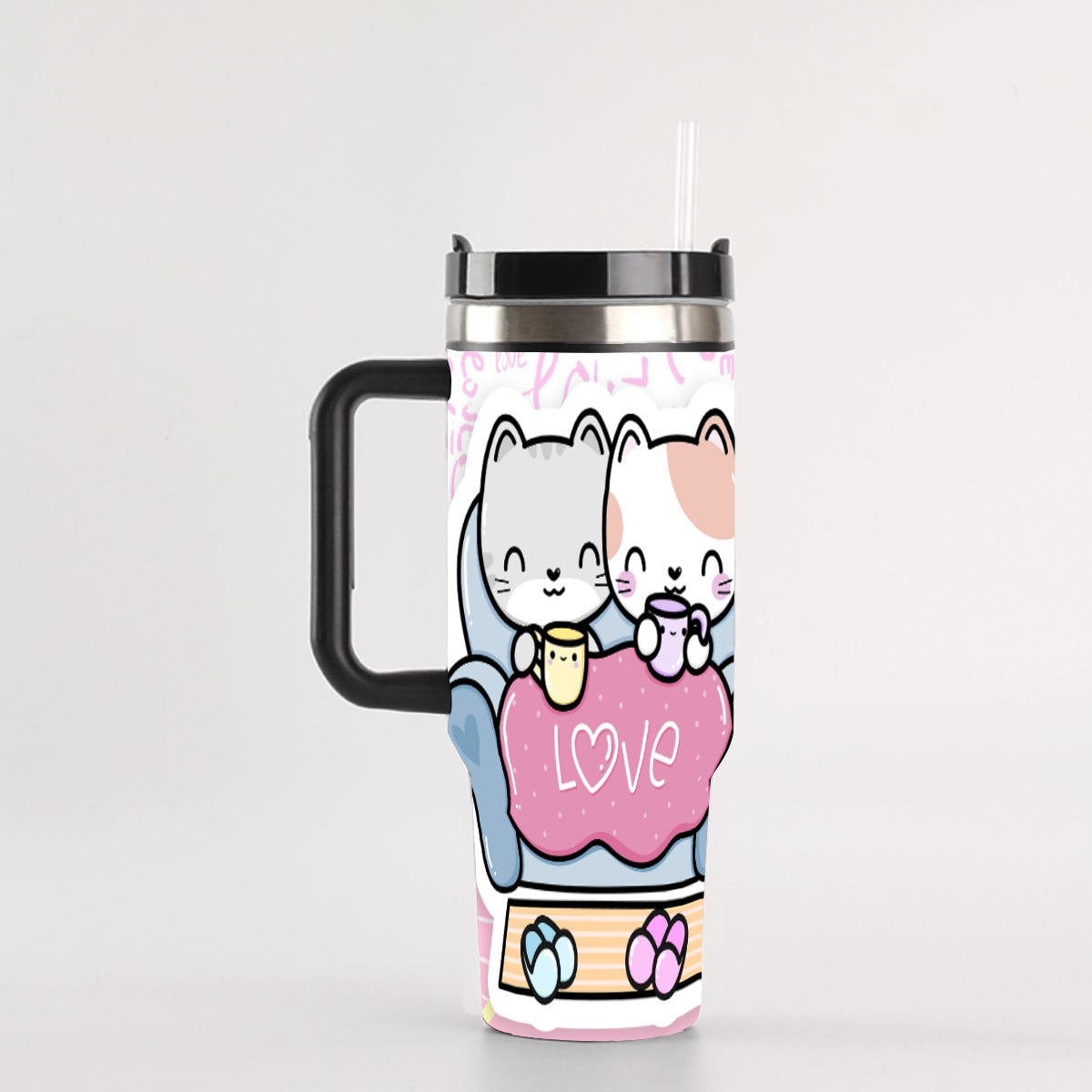 Tumbler - Taza Mi Té Favorito es Tenerte a Mi Lado – Colección San Valentin
