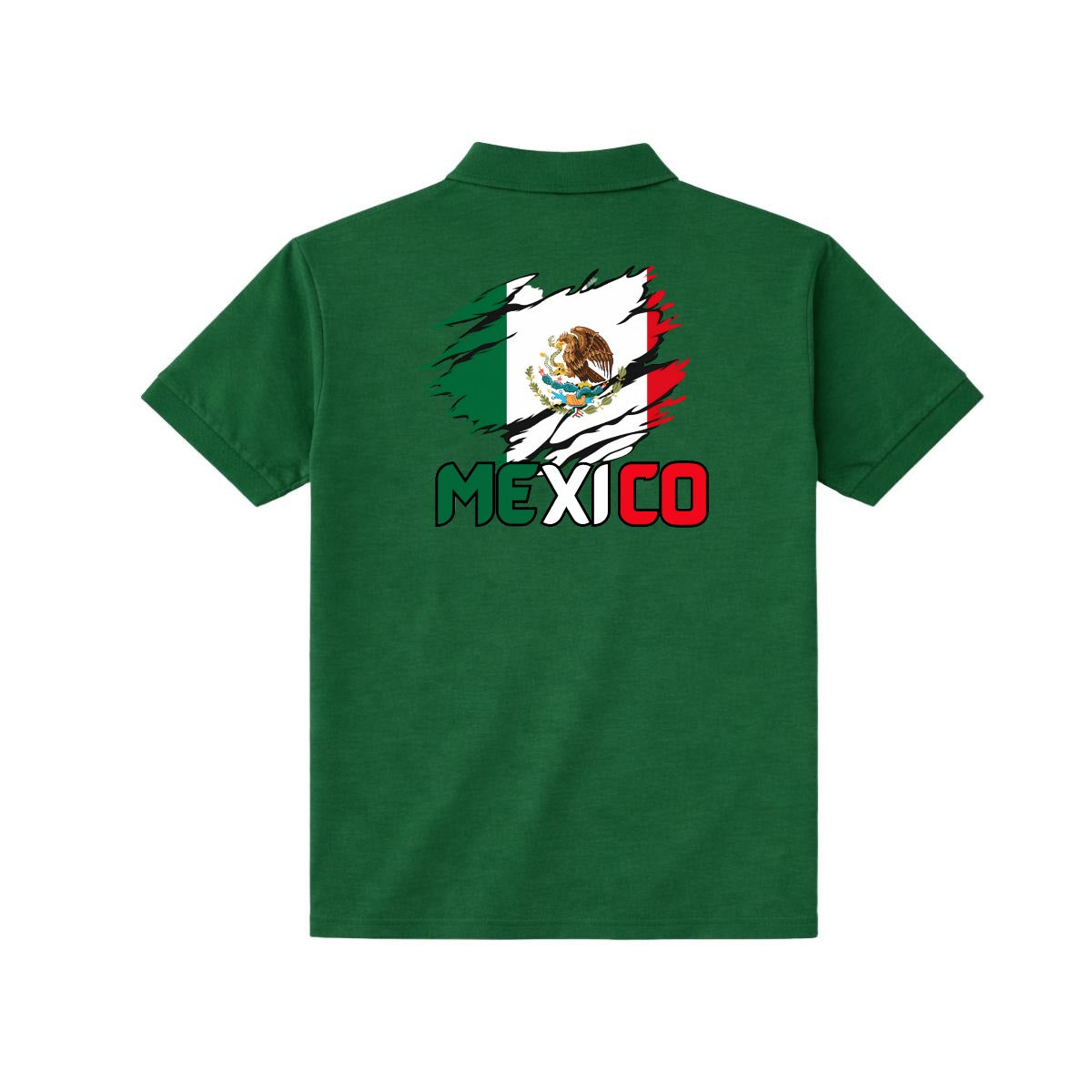 Polo México Patriótico Gildan 8800 DryBlend®