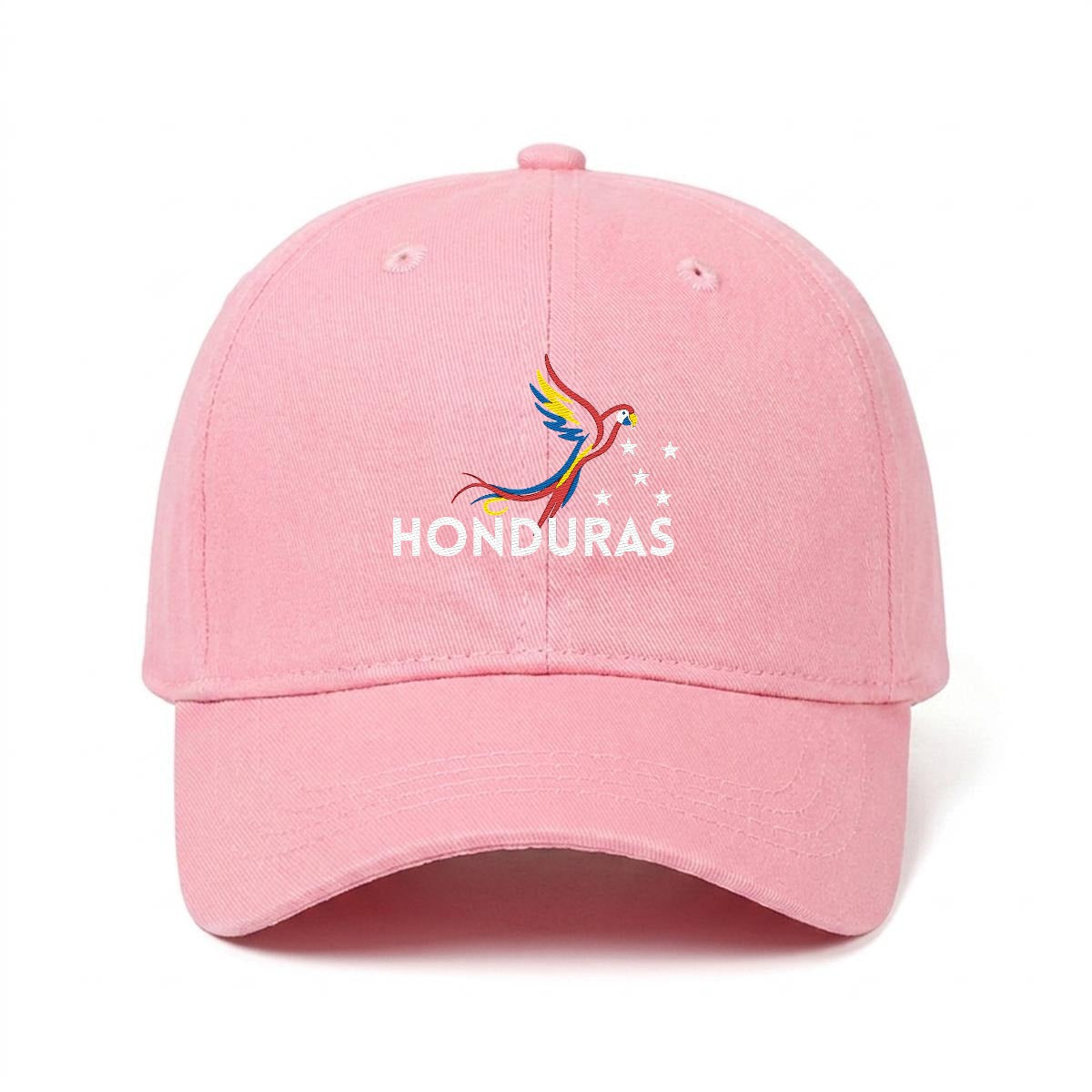Gorra de Honduras Bordada Premium Guacamaya de Algodón Estilo Casual