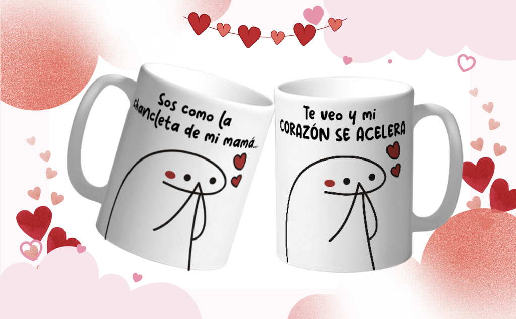 Taza San Valentin “Mi Corazón Se Acelera” Taza Romántica