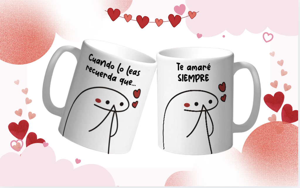 Taza San Valentin “Te Amaré Siempre” Taza Romántica