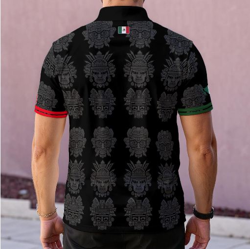 Polo Mexico Azteca Premium para Hombre – Diseño Cultural Exclusivo