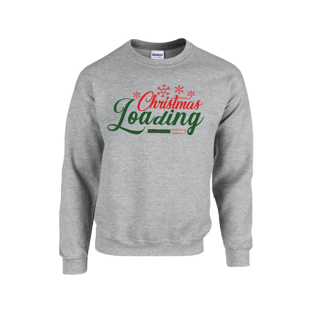 Christmas Loading Cursive Christmas Sweatshirt