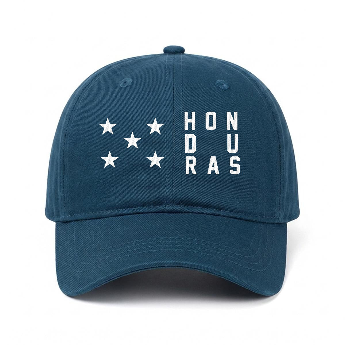 Gorra de Honduras Bordada Premium de Algodón Estilo Casual de Perfil Bajo