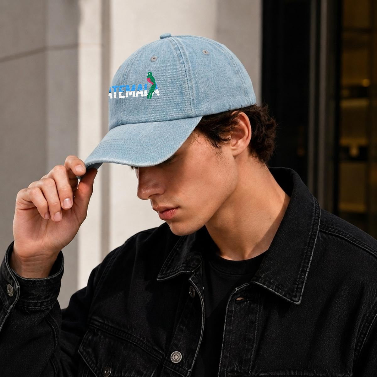 Gorra de Guatemala Bordada Premium Estilo Vintage Casual de Algodón