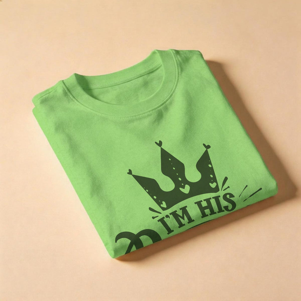 Camiseta para Parejas 'I'm His Queen' con Corona