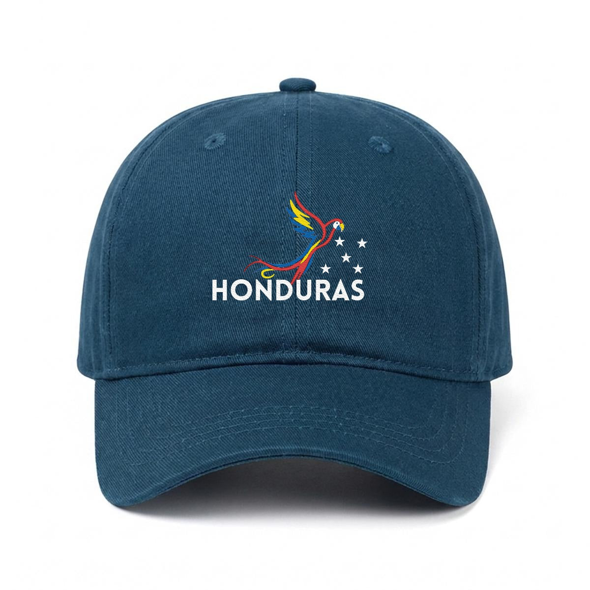 Gorra de Honduras Bordada Premium Guacamaya de Algodón Estilo Casual