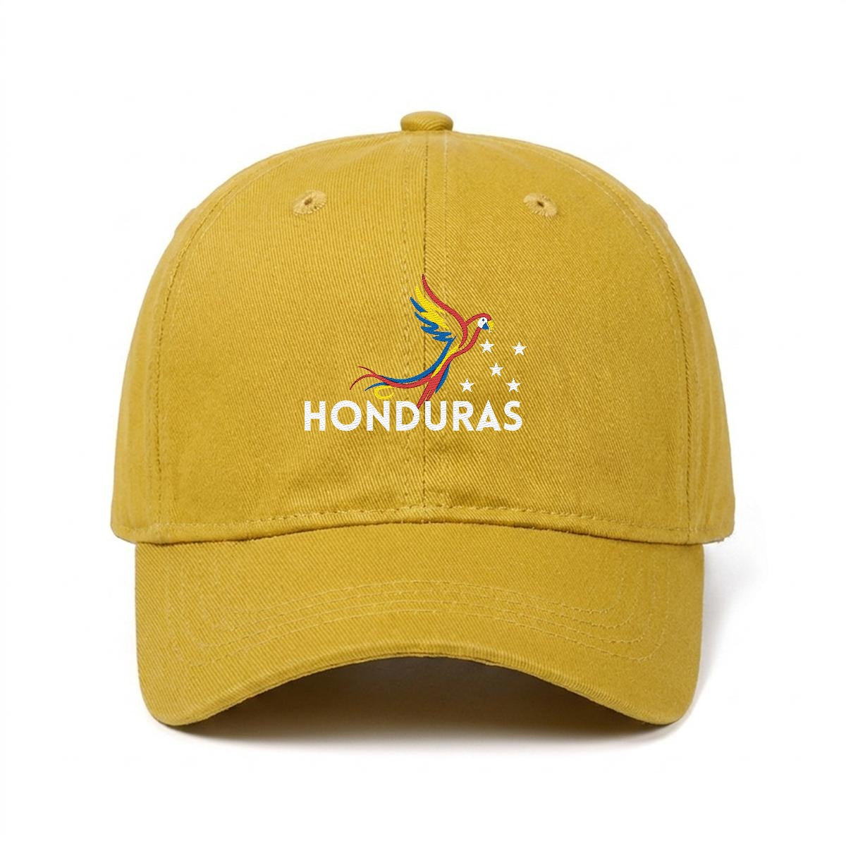 Gorra de Honduras Bordada Premium Guacamaya de Algodón Estilo Casual
