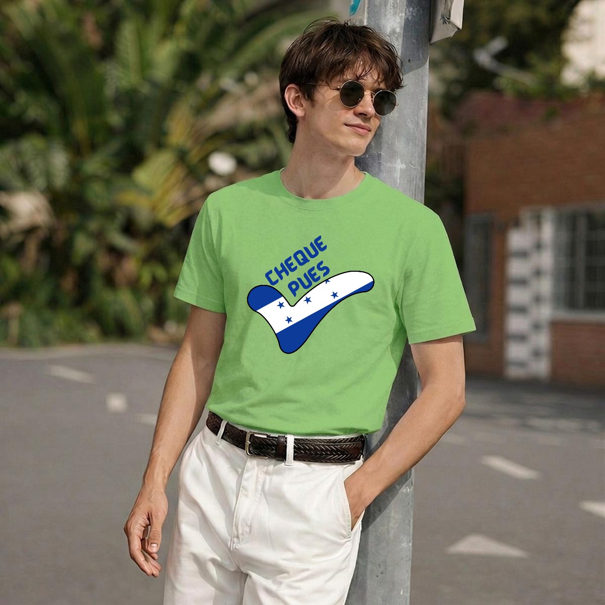 Catracha T-Shirt 'Cheque Pues' Honduras Flag