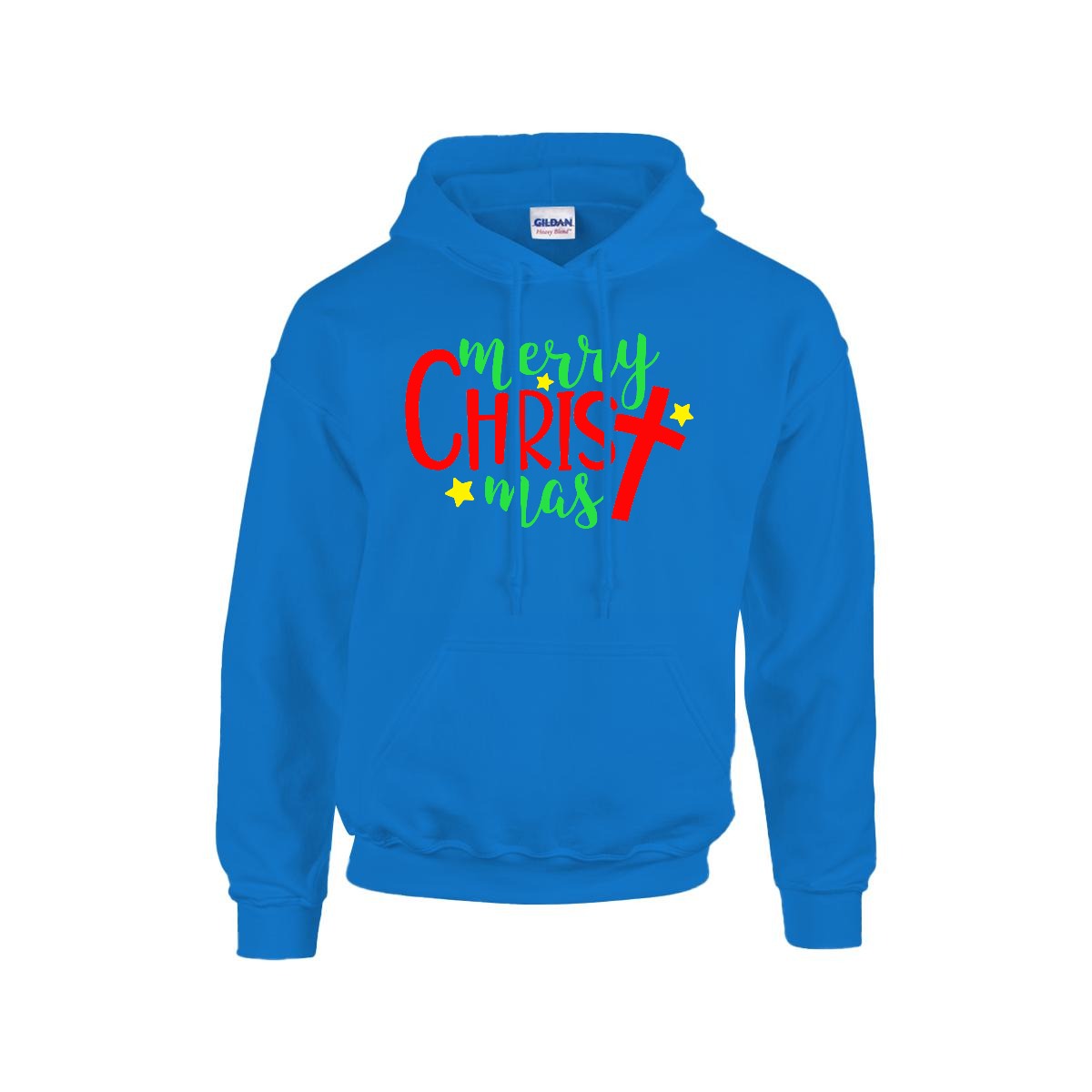 Sudadera Navideña Hoodie 'Merry Christ-mas' Cruz Cristiana