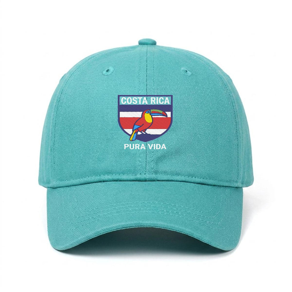 Gorra de Costa Rica Bordada Premium Pura Vida de Algodón Estilo Casual