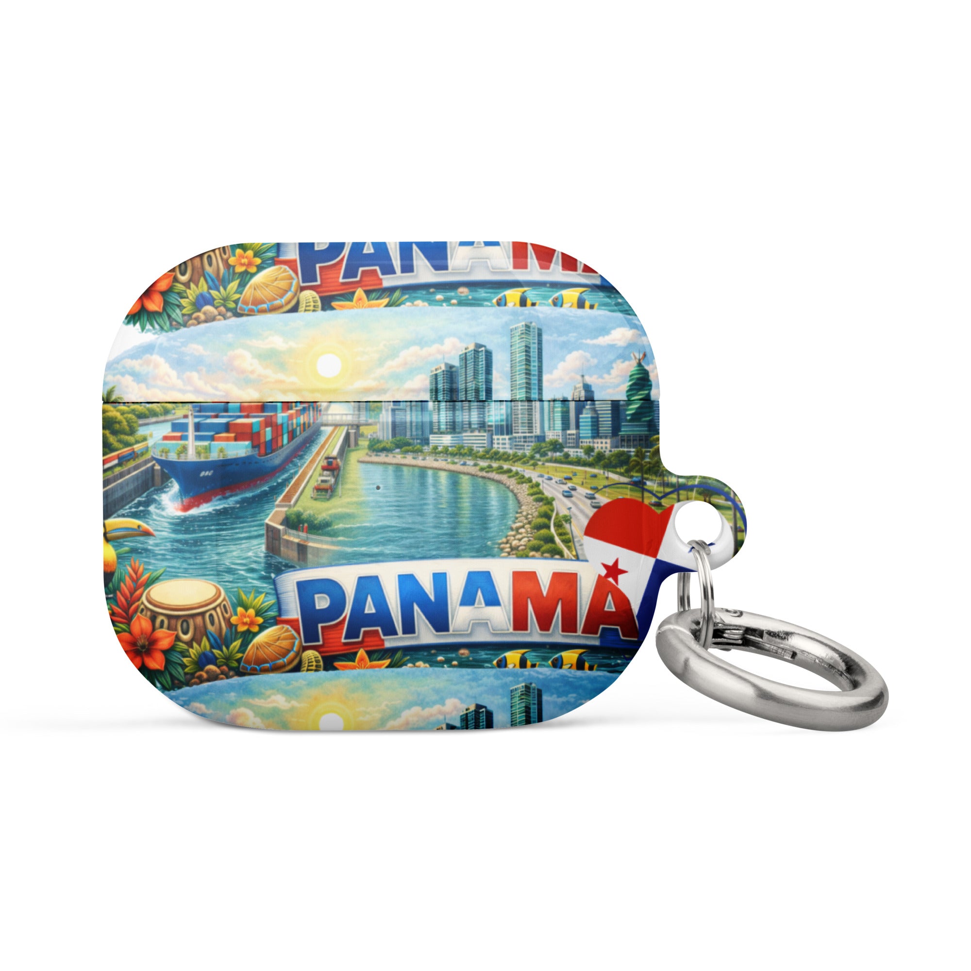 Funda para AirPods® Panama  Diseño Cultural con Canal y Panama City