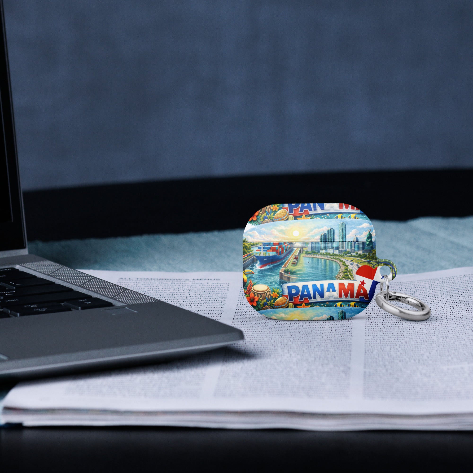 Funda para AirPods® Panama  Diseño Cultural con Canal y Panama City