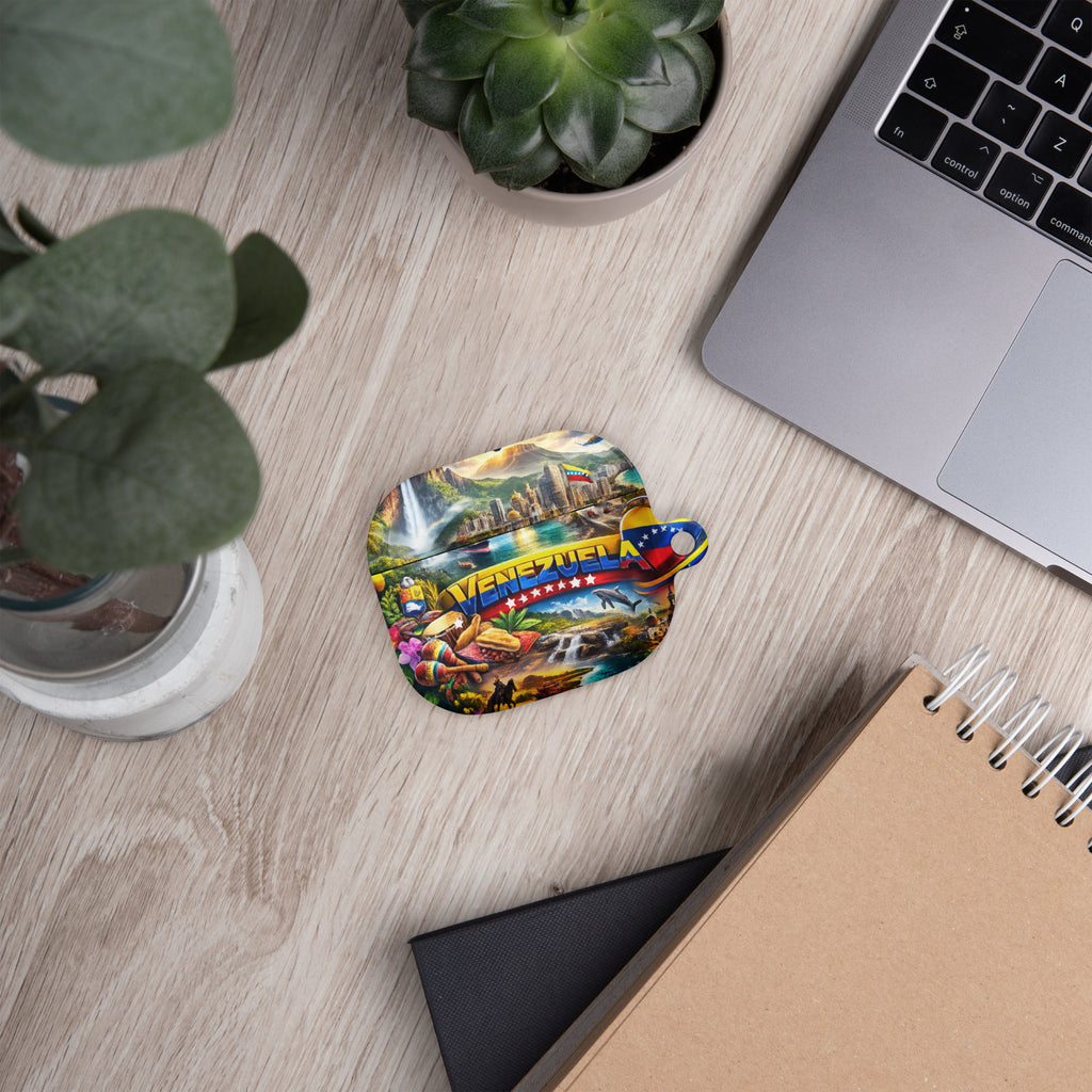 Funda AirPods Venezuela – Estuche Protector con Clip Metálico
