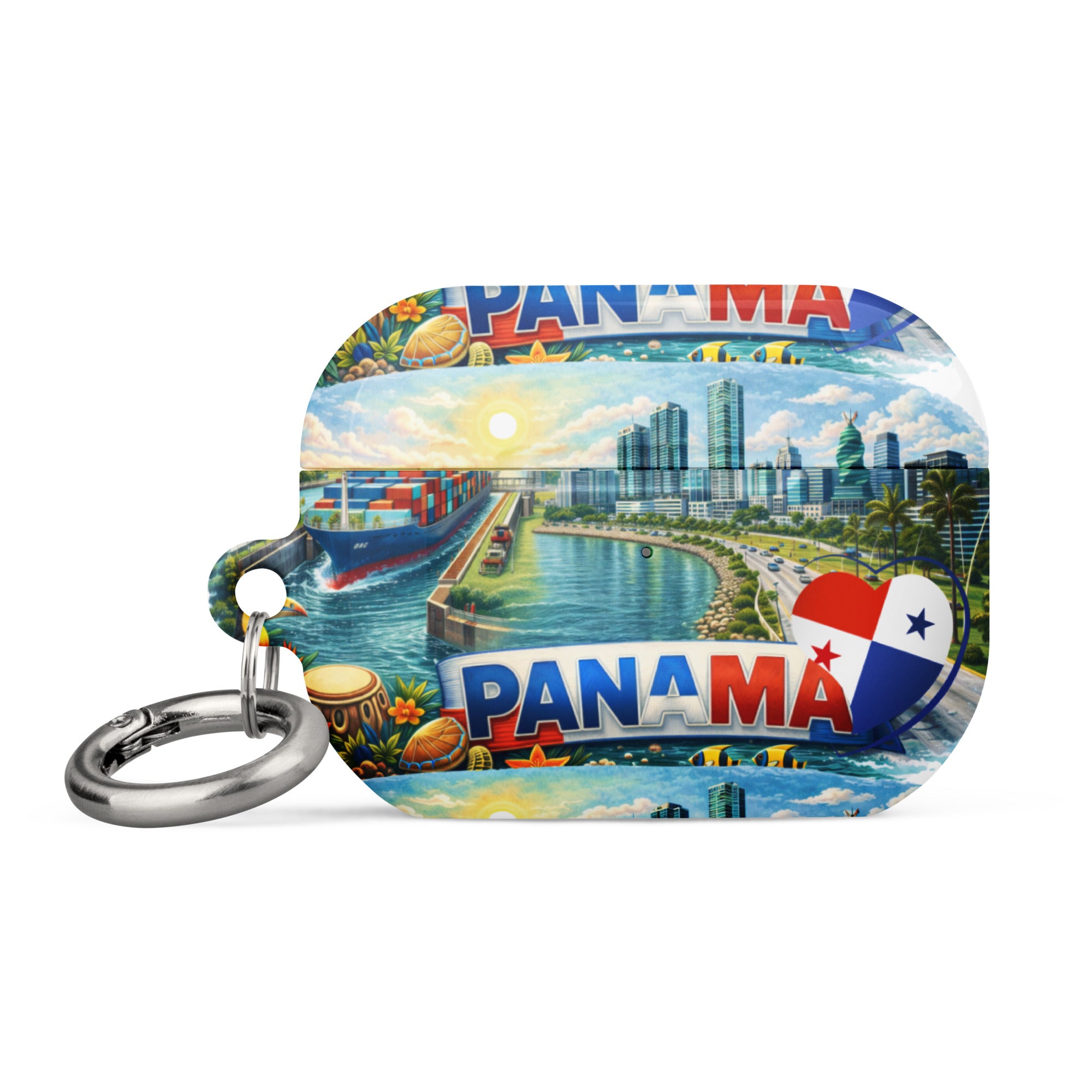 Funda para AirPods® Panama  Diseño Cultural con Canal y Panama City