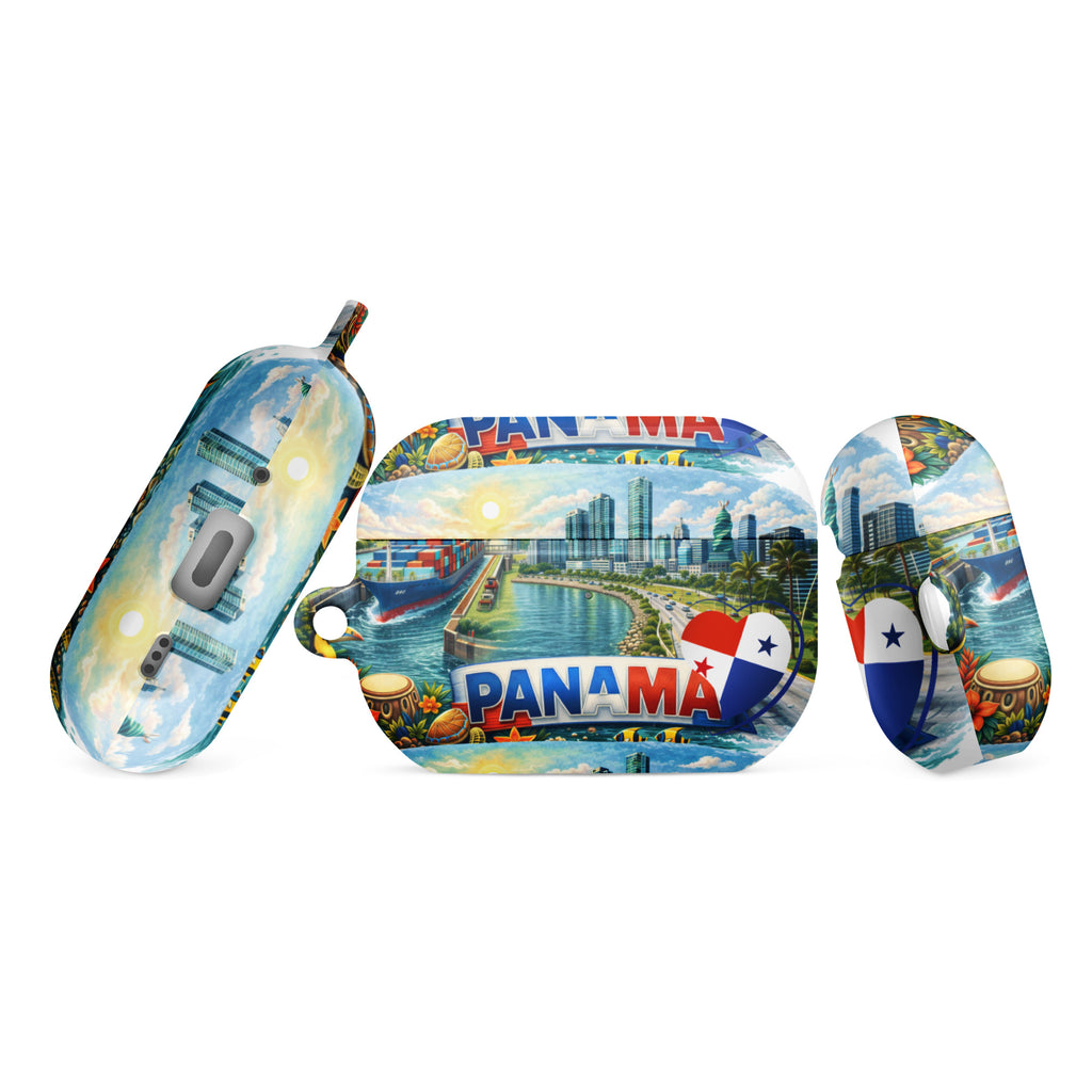 Funda para AirPods® Panama  Diseño Cultural con Canal y Panama City