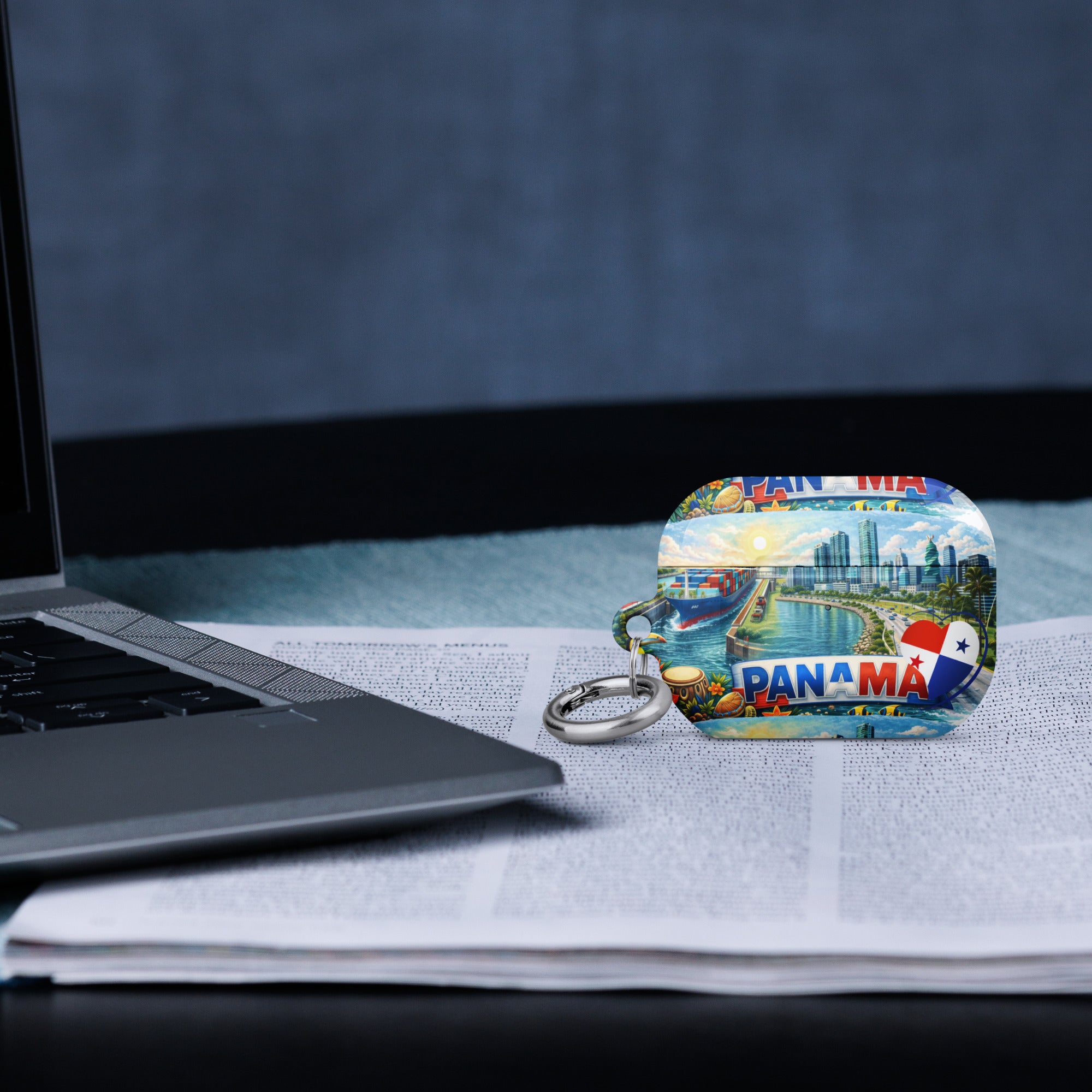 Funda para AirPods® Panama  Diseño Cultural con Canal y Panama City