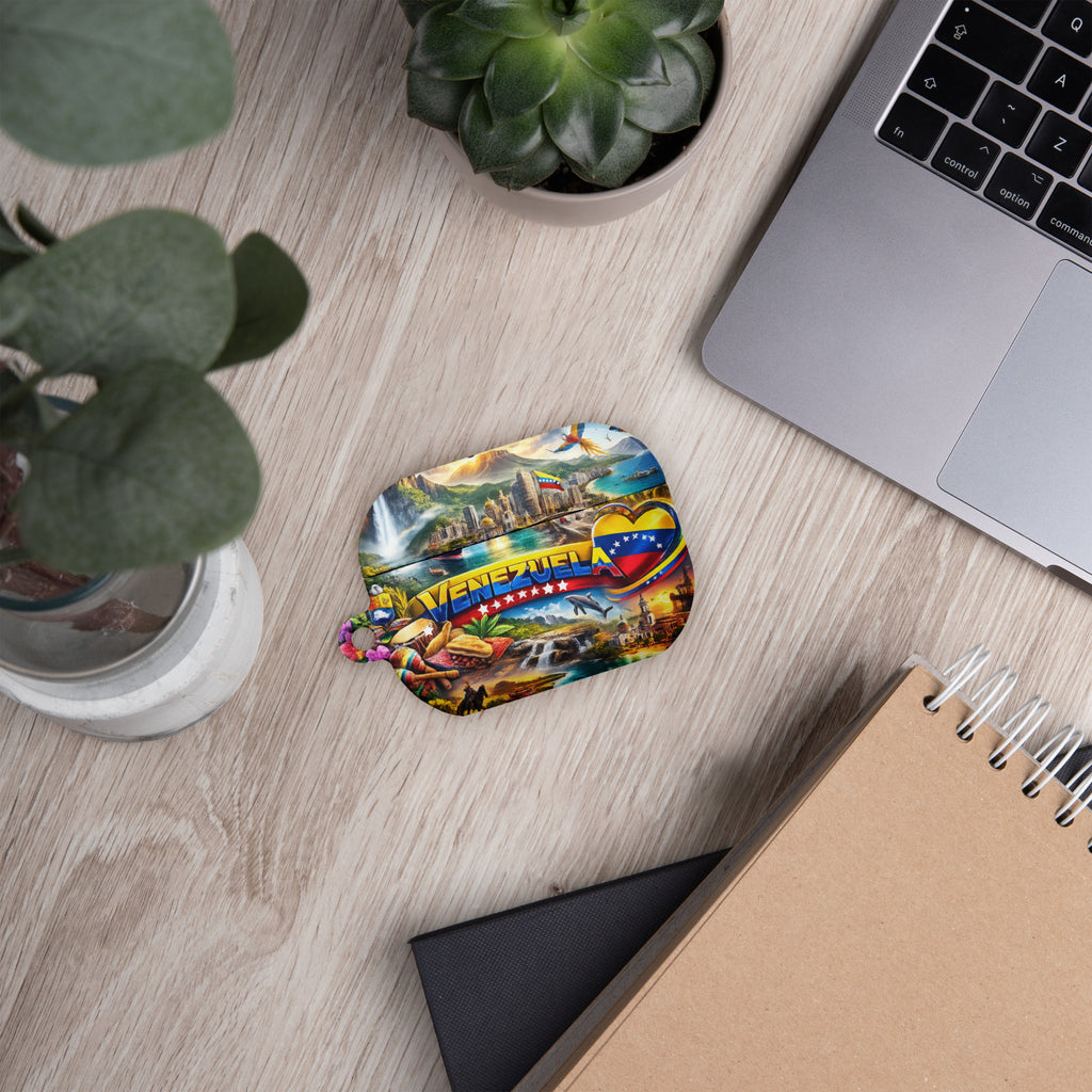 Funda AirPods Venezuela – Estuche Protector con Clip Metálico