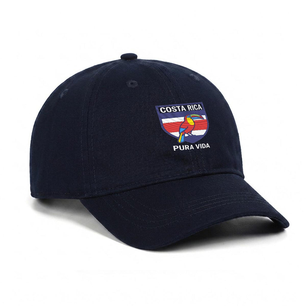 Gorra de Costa Rica Bordada Premium Pura Vida de Algodón Estilo Casual