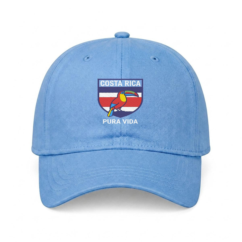 Gorra de Costa Rica Bordada Premium Pura Vida de Algodón Estilo Casual