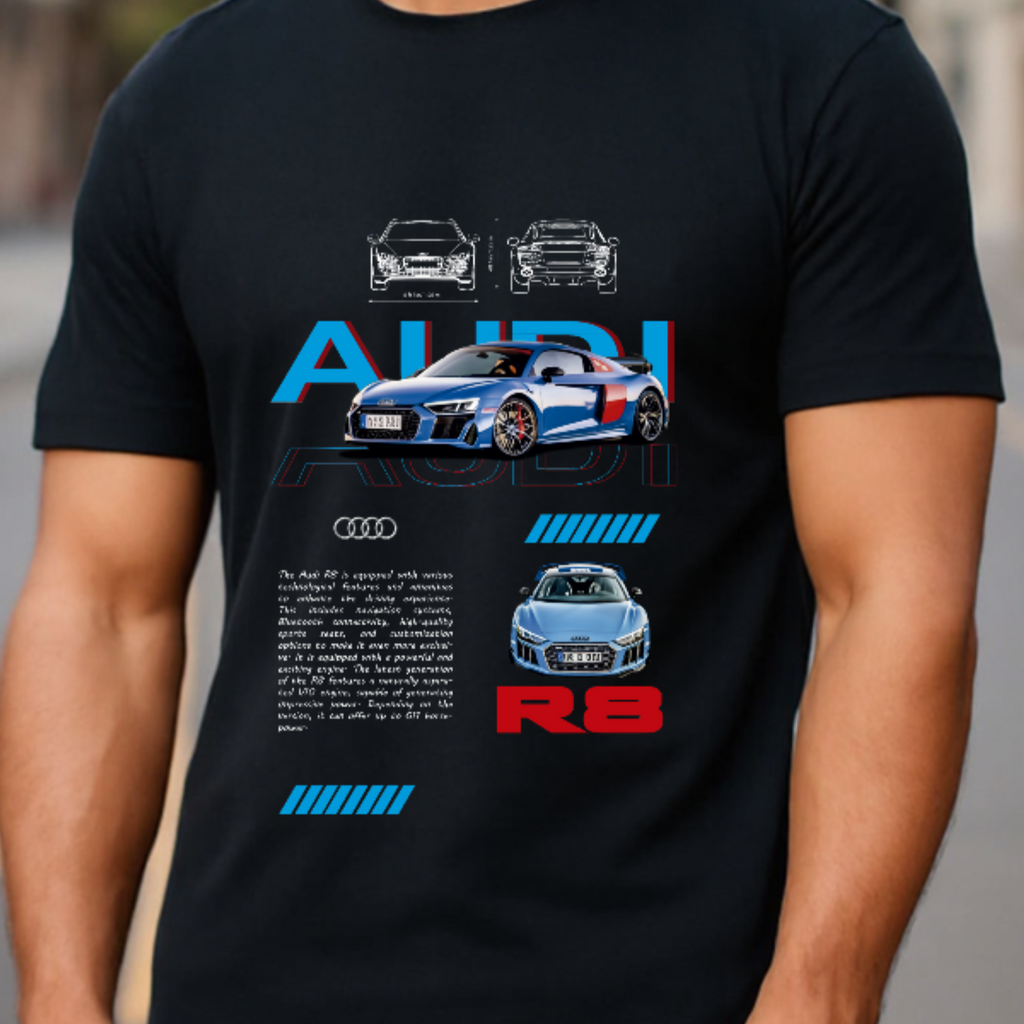 Camiseta Hombre Audi R8