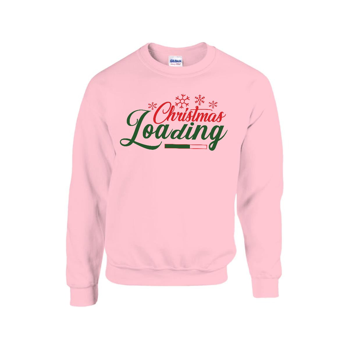 Christmas Loading Cursive Christmas Sweatshirt