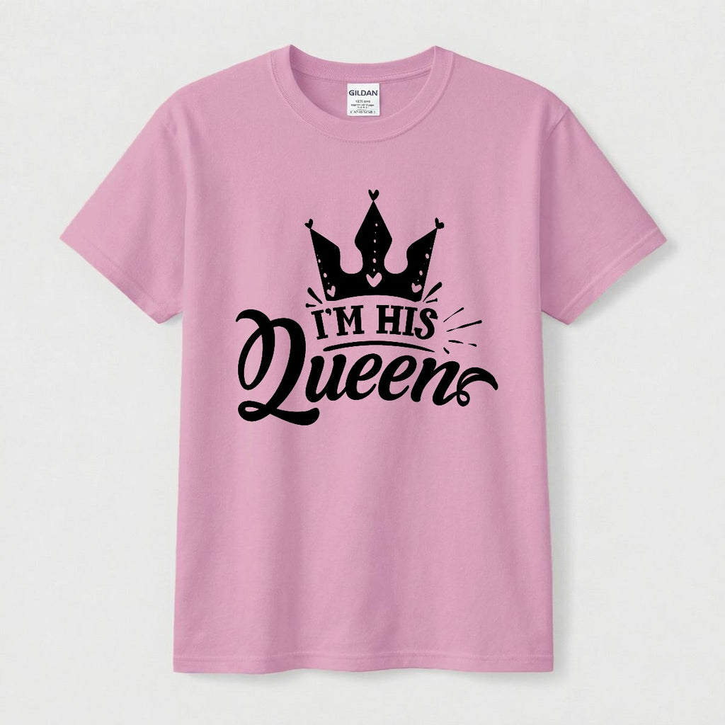 Camiseta para Parejas 'I'm His Queen' con Corona
