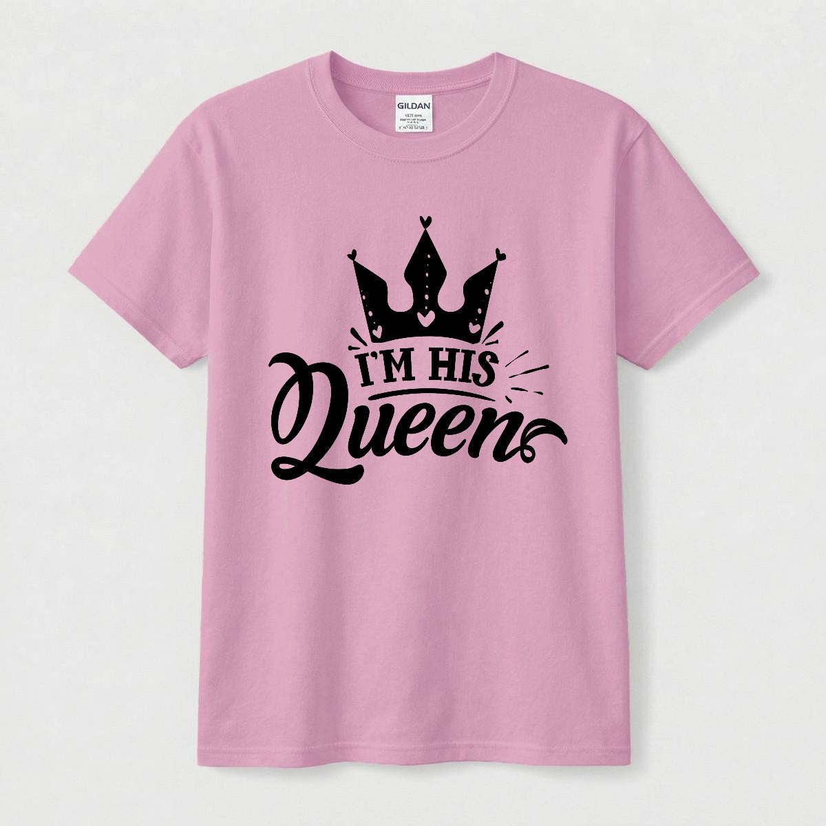 Camiseta para Parejas 'I'm His Queen' con Corona
