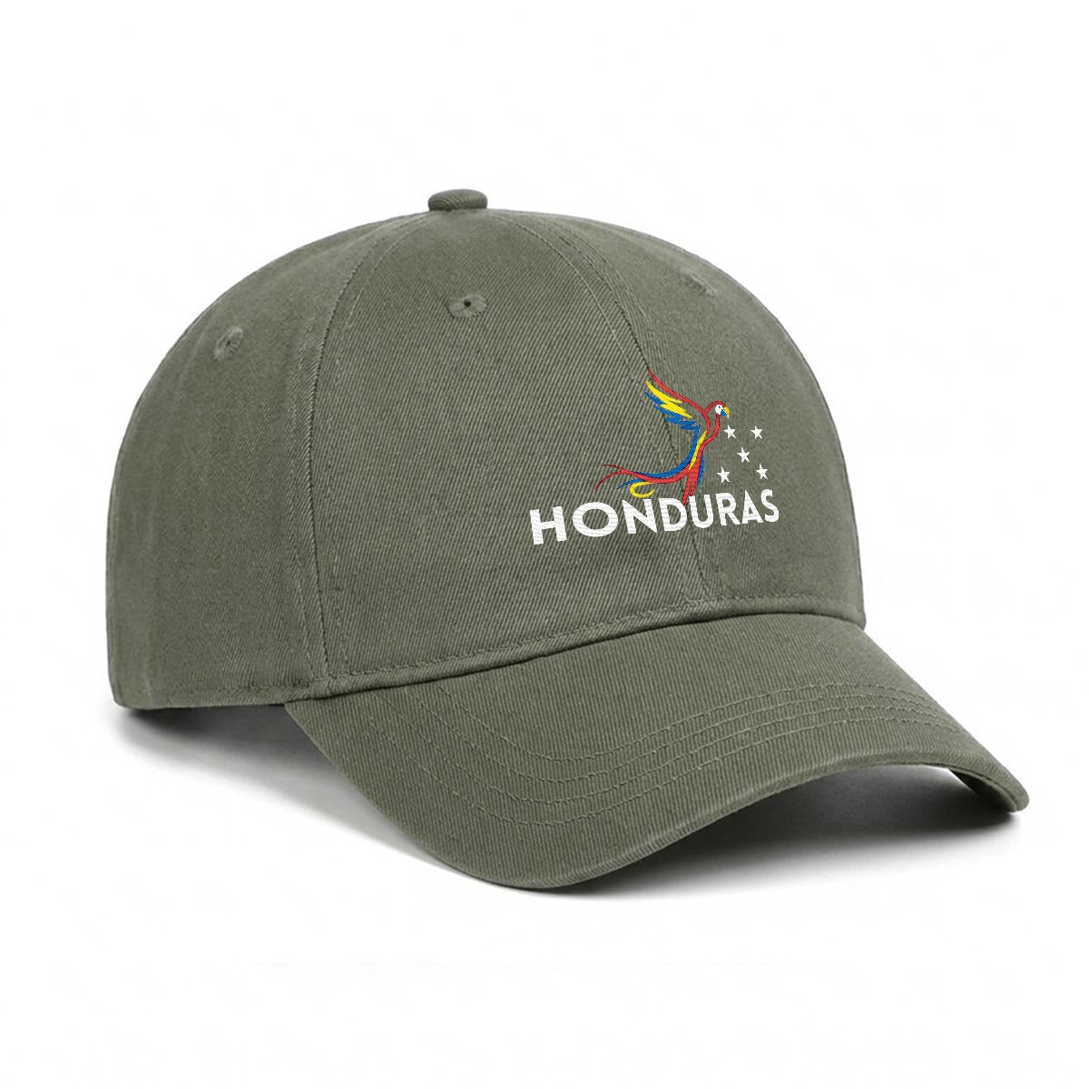 Gorra de Honduras Bordada Premium Guacamaya de Algodón Estilo Casual