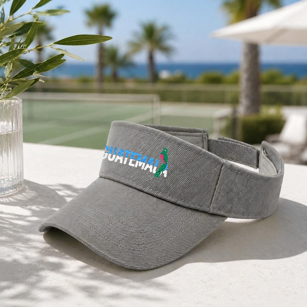 Visera Deportiva de Guatemala Bordada Premium Estilo Ajustable para Sol