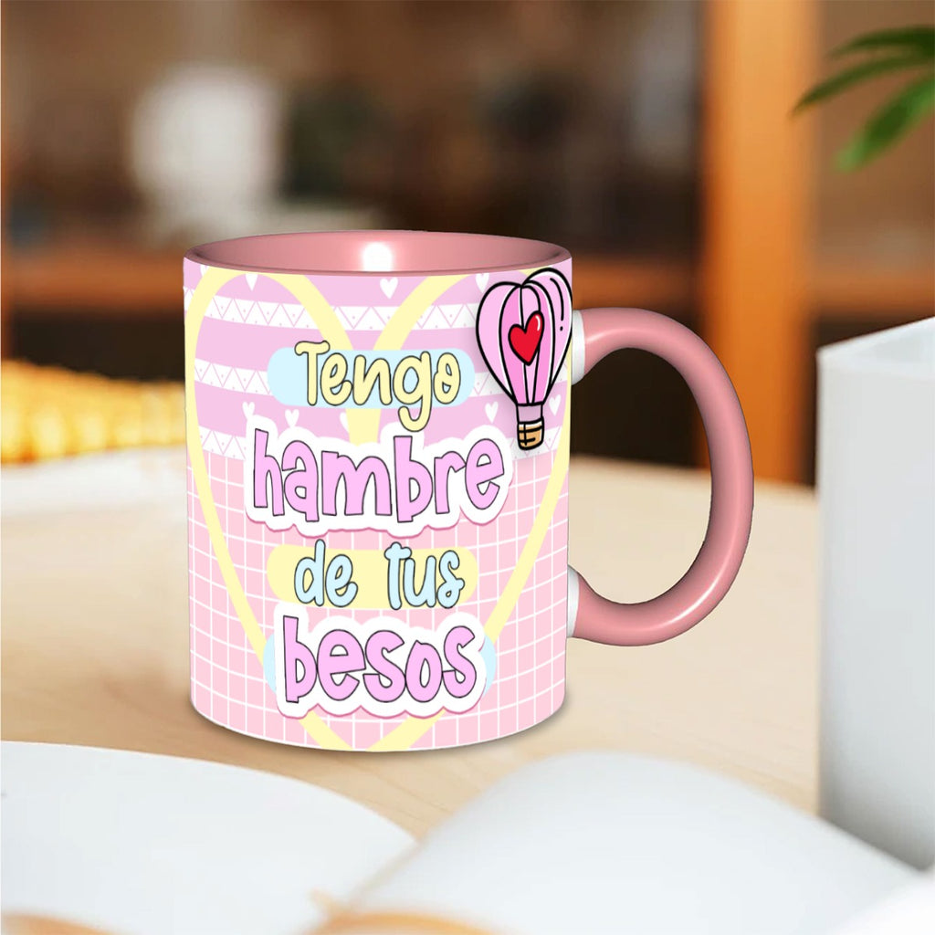 Tumbler - Taza Tengo Hambre de Tus Besos – Colección San Valentín