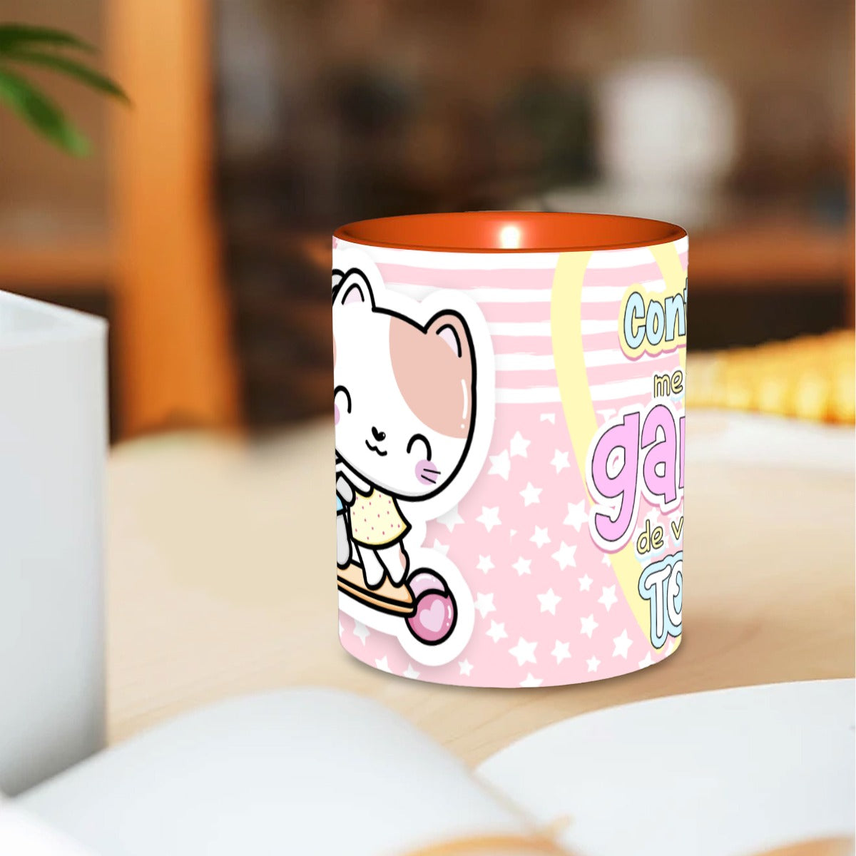 Tumbler -TazaContigo Me Dan Ganas de Vivirlo Todo – Colección San Valentin