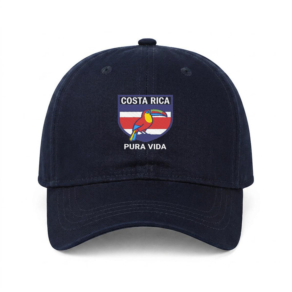 Gorra de Costa Rica Bordada Premium Pura Vida de Algodón Estilo Casual