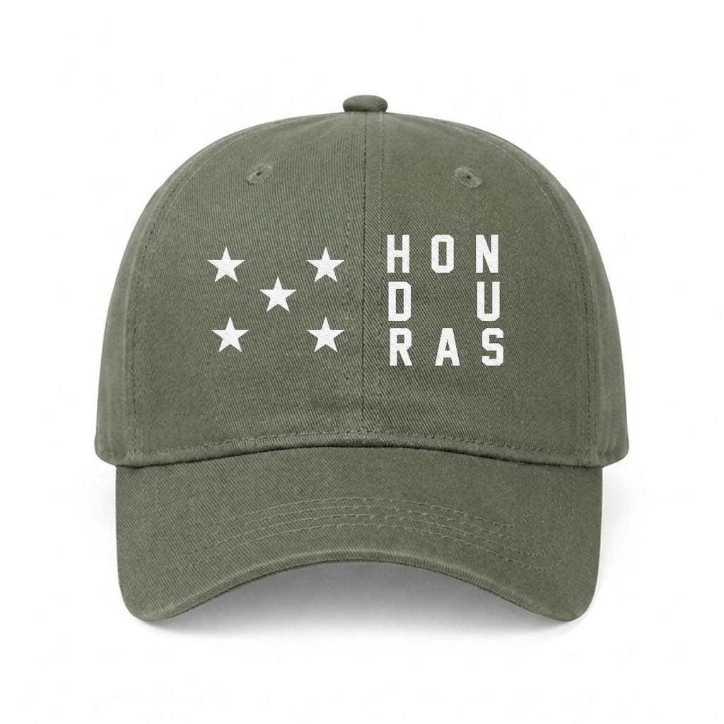 Gorra de Honduras Bordada Premium de Algodón Estilo Casual de Perfil Bajo