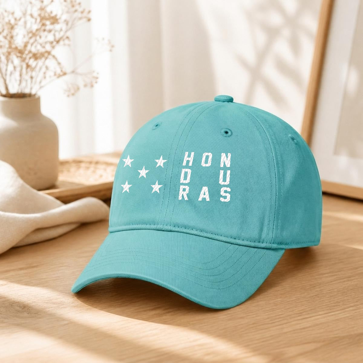 Gorra de Honduras Bordada Premium de Algodón Estilo Casual de Perfil Bajo