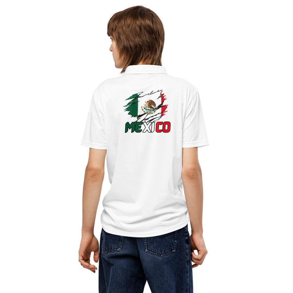 Polo México Patriótico Gildan 8800 DryBlend®