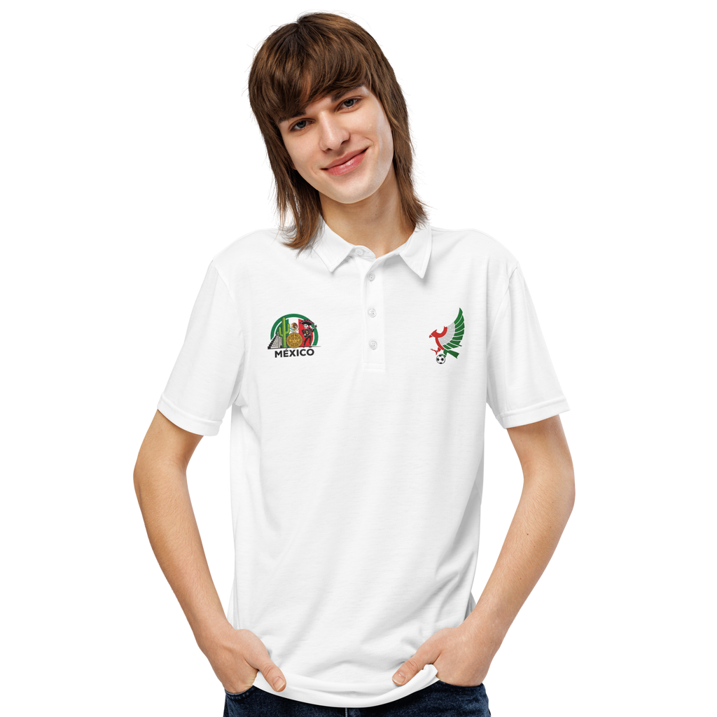 Polo México Patriótico Gildan 8800 DryBlend®