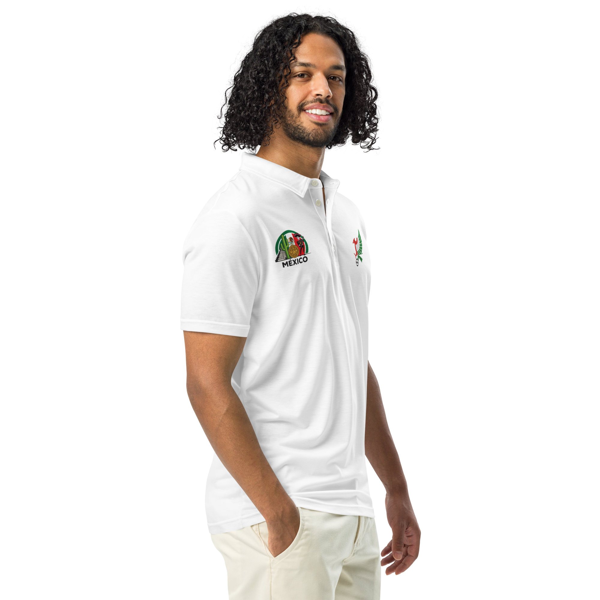 Polo México Patriótico Gildan 8800 DryBlend®