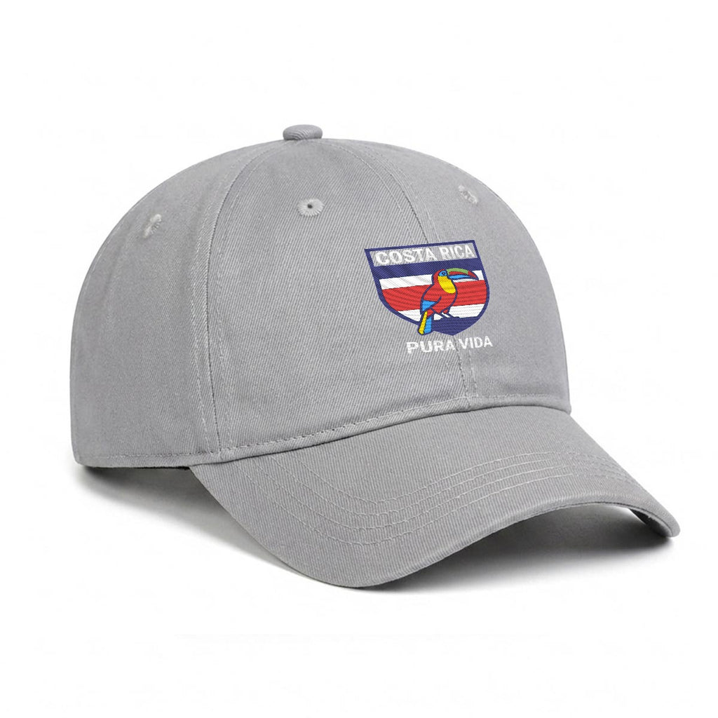 Gorra de Costa Rica Bordada Premium Pura Vida de Algodón Estilo Casual
