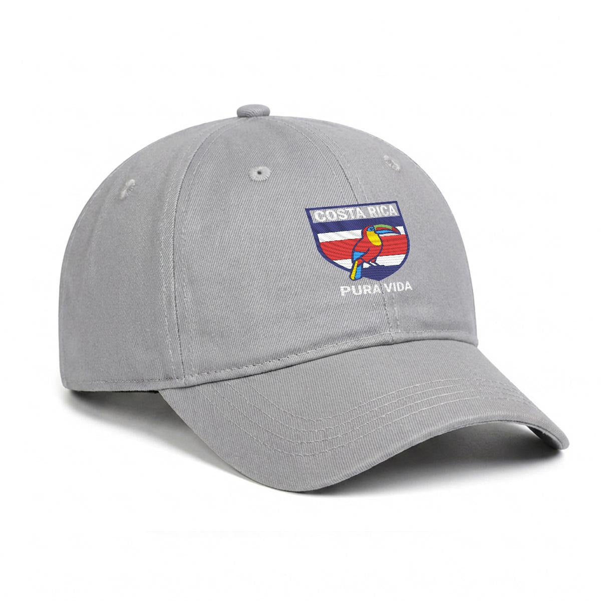 Gorra de Costa Rica Bordada Premium Pura Vida de Algodón Estilo Casual