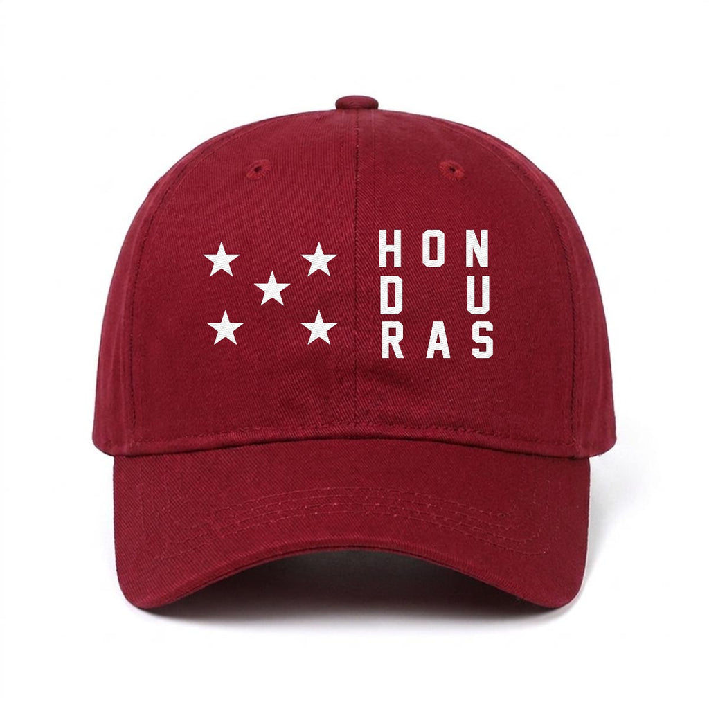 Gorra de Honduras Bordada Premium de Algodón Estilo Casual de Perfil Bajo