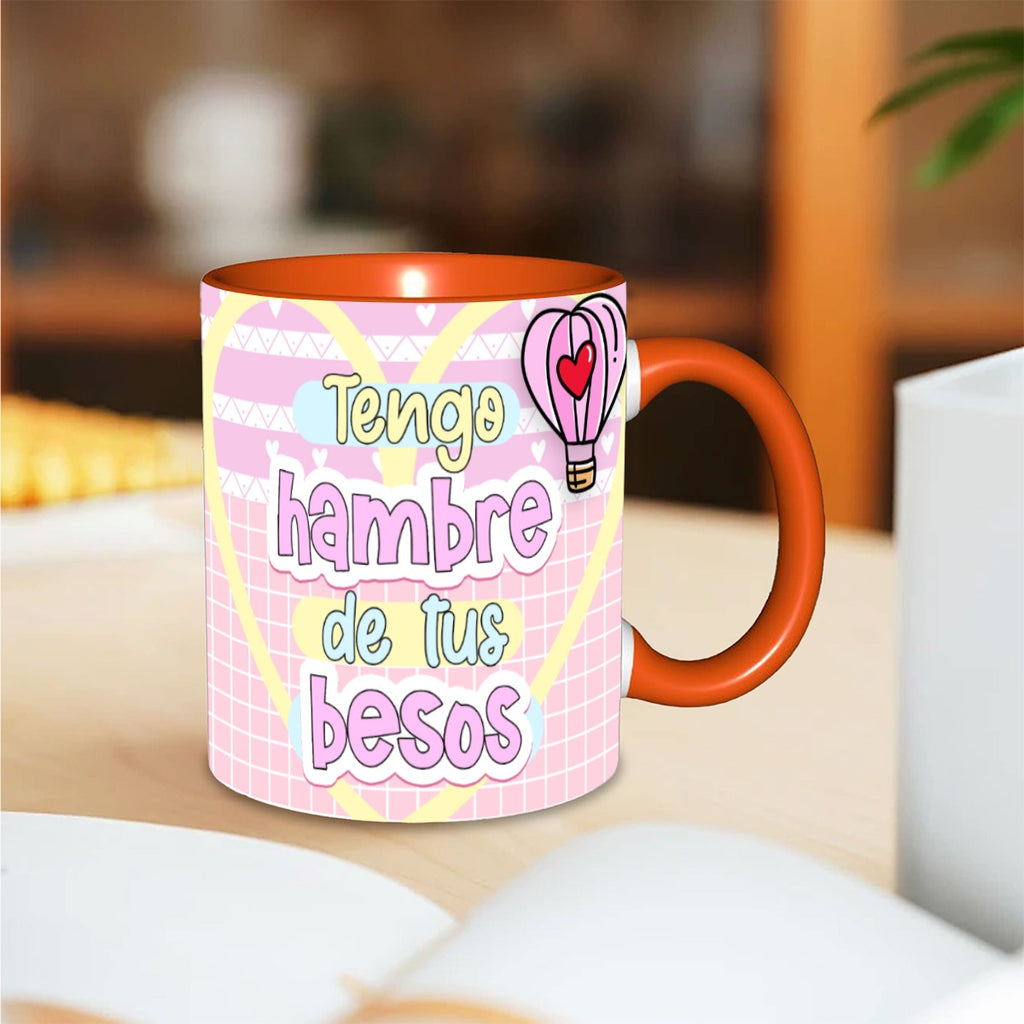 Tumbler - Taza Tengo Hambre de Tus Besos – Colección San Valentín