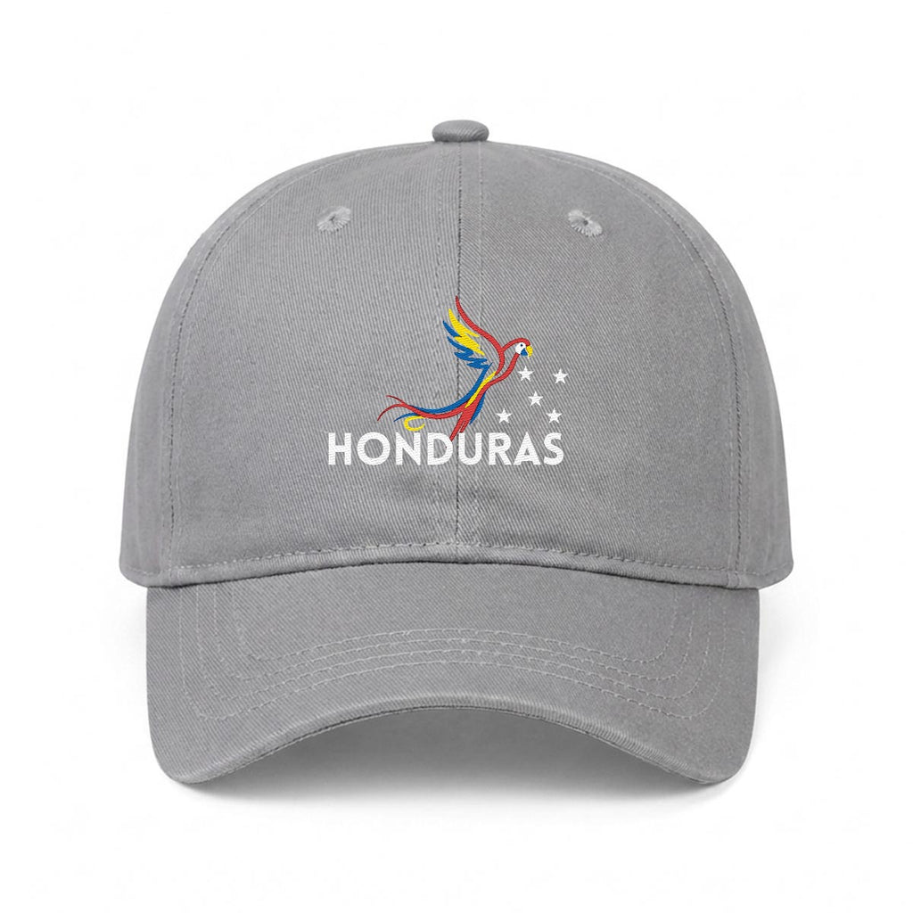 Gorra de Honduras Bordada Premium Guacamaya de Algodón Estilo Casual