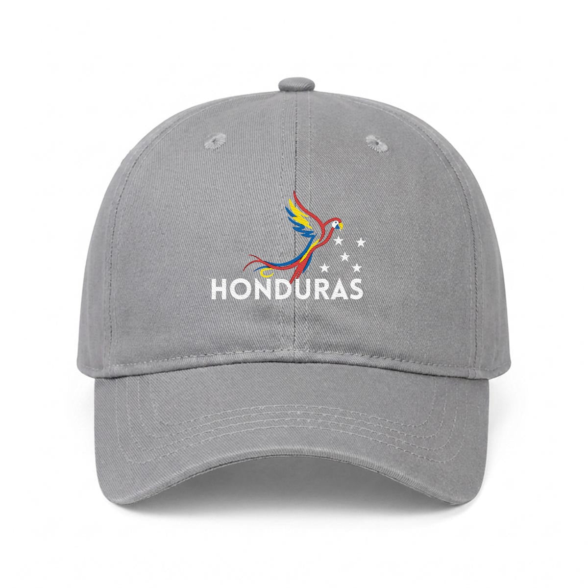 Gorra de Honduras Bordada Premium Guacamaya de Algodón Estilo Casual
