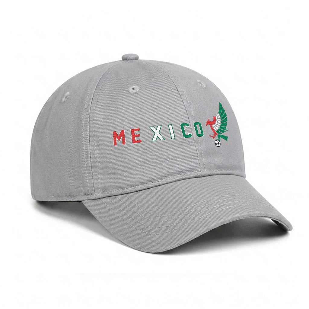 Gorra de México Bordada Premium Estilo Casual Ajustable de Algodón
